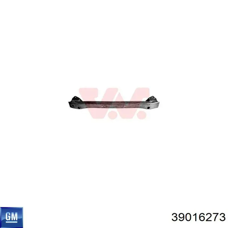 39016273 Opel Швеллер заднего бампера