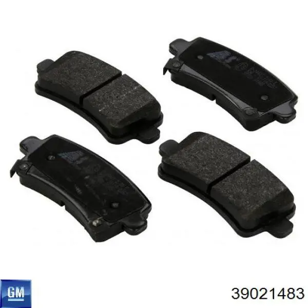 Купить 39021483 General Motors Колодки тормозные задние, дисковые