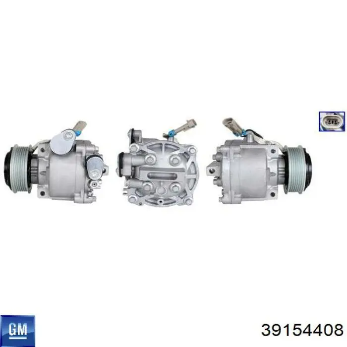 39154408 General Motors compressor de aparelho de ar condicionado