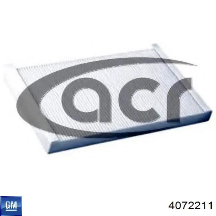 Фильтр салона 4072211 General Motors
