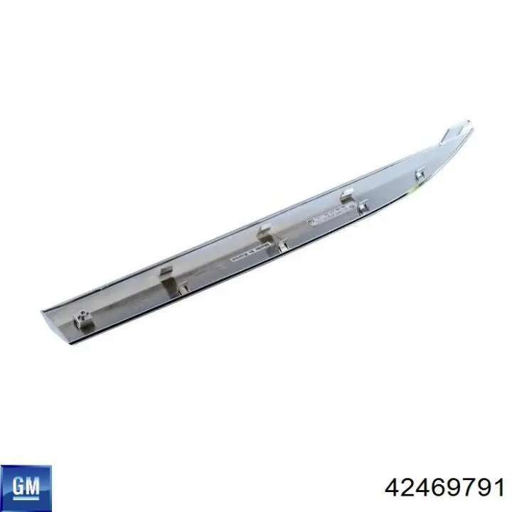 Молдинг опускного стекла двери задней левой General Motors 42469791 цена, от 21.54 USD