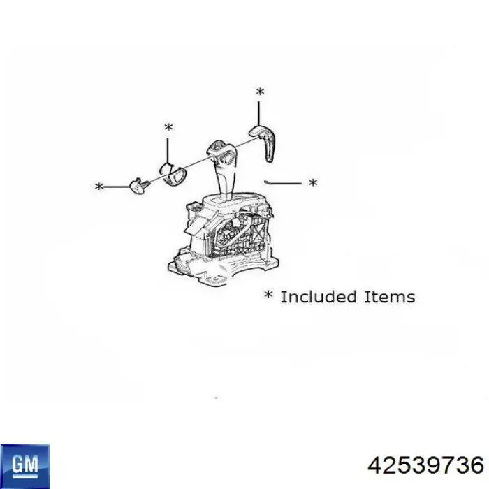 Рукоятка рычага КПП General Motors 42539736 цена, от 10.12 USD