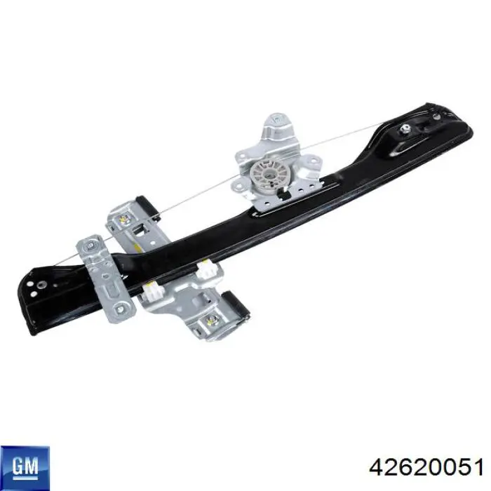 42620051 General Motors Стекло задней правой двери