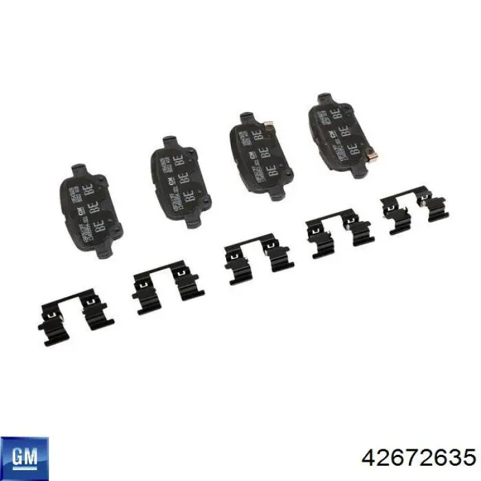 Передние тормозные колодки GK1416 CTR