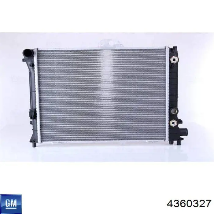 Радиатор охлаждения двигателя General Motors 4360327 цена, от 145.74 USD