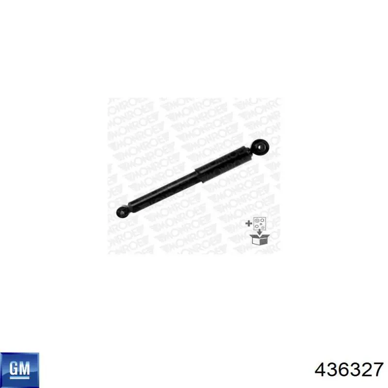 436327 General Motors Амортизаторы задние