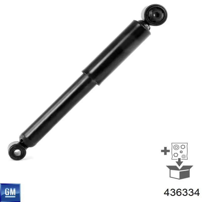436334 General Motors Амортизаторы задние