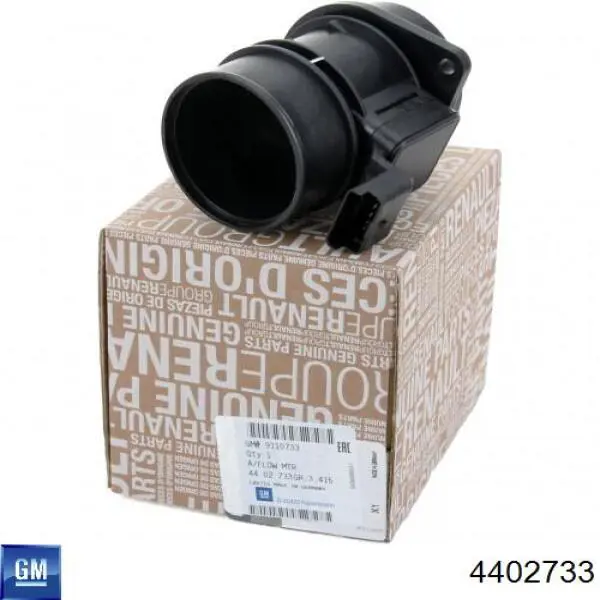 Датчик массового расхода воздуха General Motors 4402733 цена, от 43.95 USD