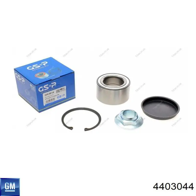4403044 General Motors Подшипник ступицы задней