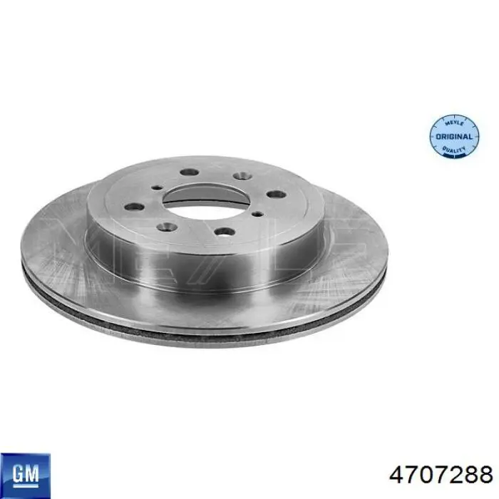 4707288 General Motors диск тормозной передний