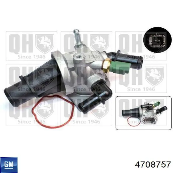 Термостат в корпусе General Motors 4708757 цена, от 35.49 USD