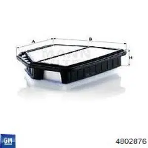 Элемент воздушного фильтра General Motors 4802876 цена, от 16.67 USD