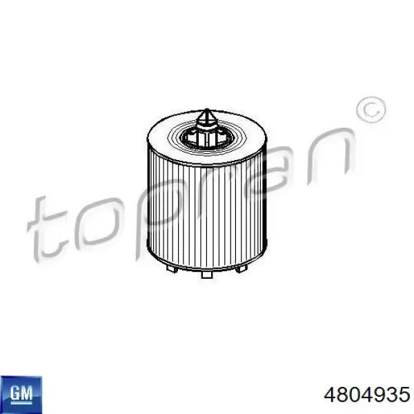 Фильтр очистки масла центробежный General Motors 4804935 цена, от 6.52 USD