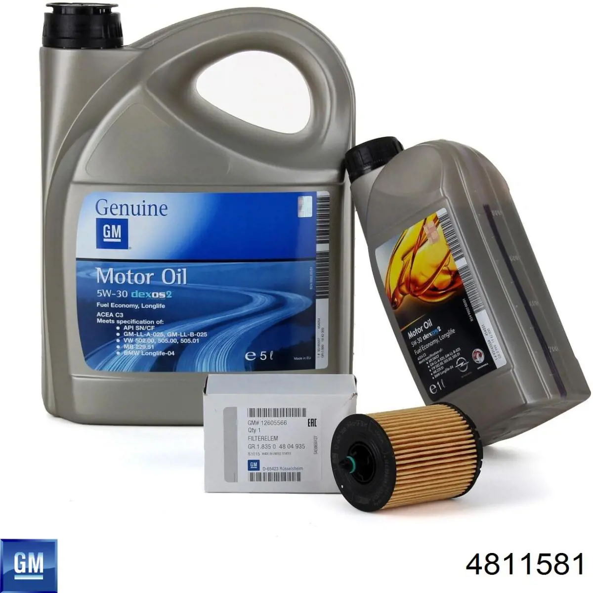 Свечи зажигания 4811581 General Motors
