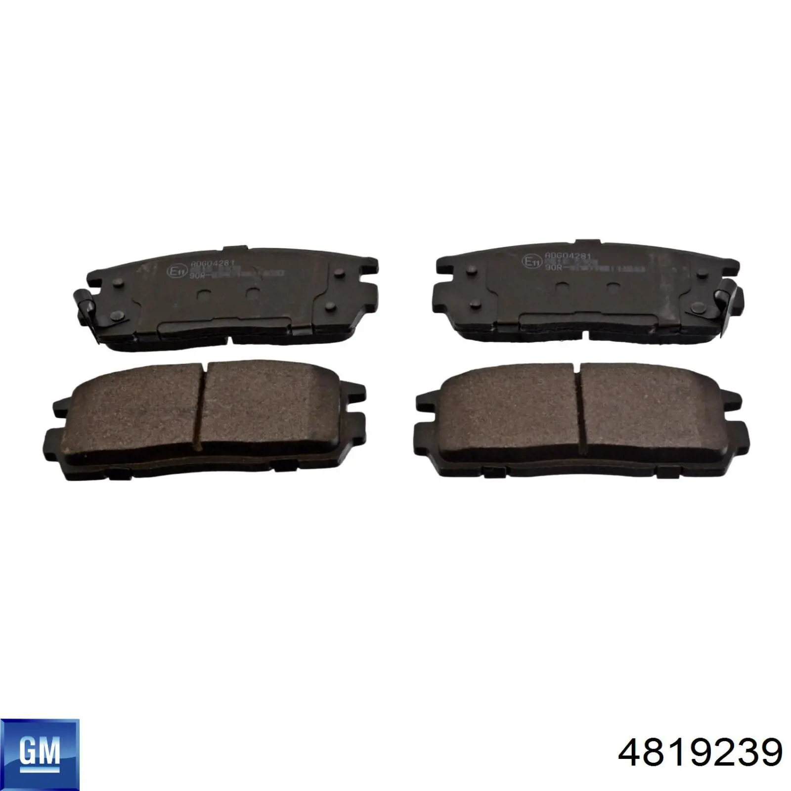 Колодки дисковые  General Motors 4819239 цена, от 18.56 USD