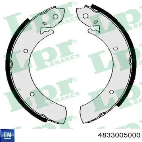 Колодки тормозные барабанные SsangYong Actyon 05-10 / Actyon Sports 06-16