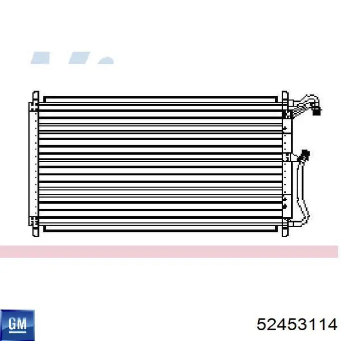 Радиатор кондиционера Шевроле Люмина APV (Chevrolet Lumina)