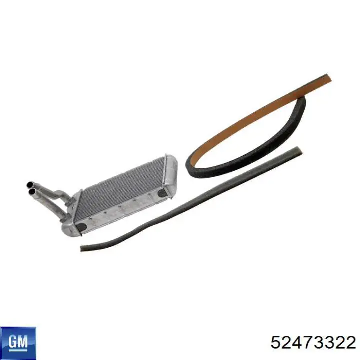 Радиатор печки (отопителя) Cadillac Escalade II внедорожник (GMT 800) (2002 - 2006) цена, от 59.32 USD