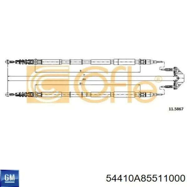 Купить 110109 Linex Тормоз стояночный