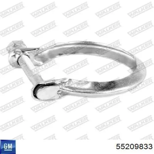 Хомут крепления глушителя передний General Motors 55209833 цена, от 3.18 USD