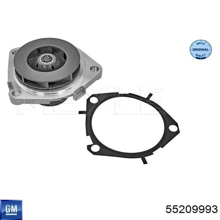 Помпа охлаждения General Motors 55209993 цена, от 48.50 USD