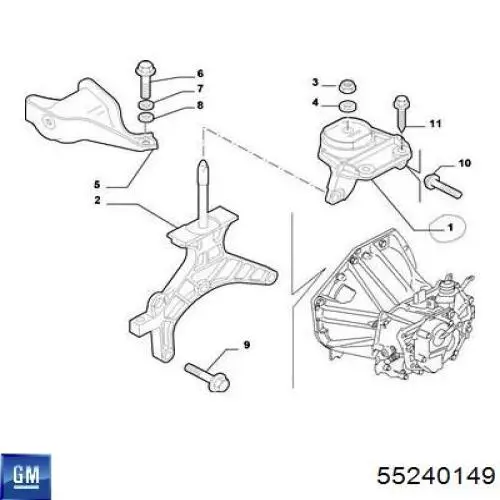  55240149 General Motors