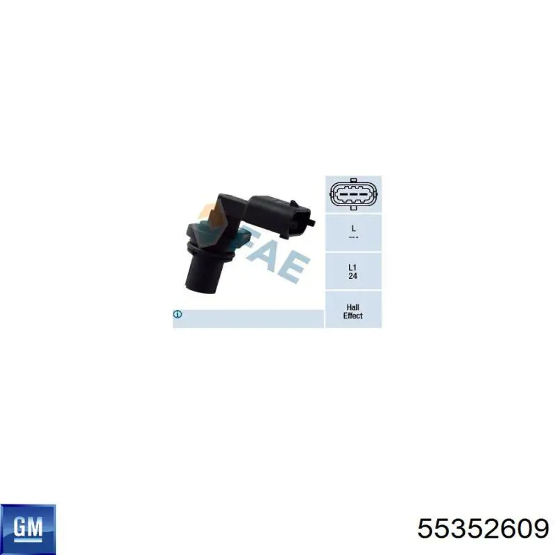Датчик фаз General Motors 55352609 цена, от 25.37 USD