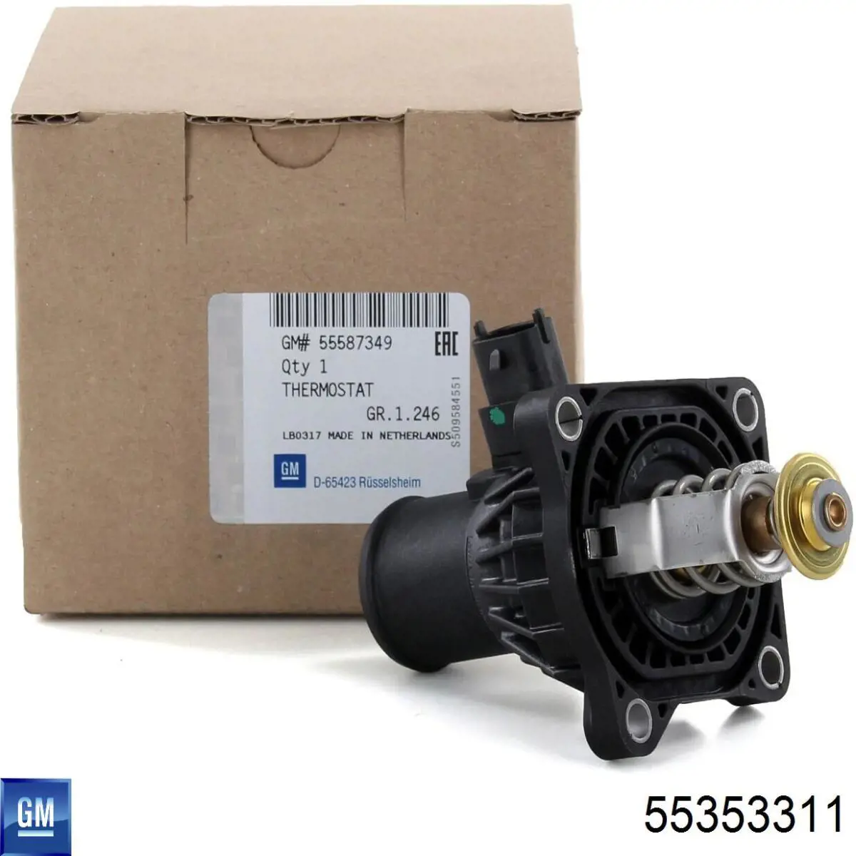 55353311 General Motors Корпус термостата в сборе