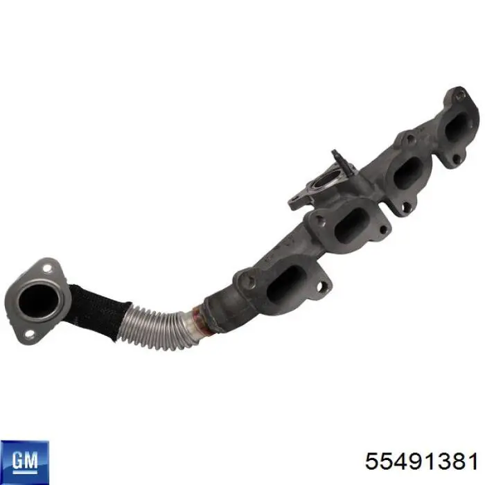 Система выпуска газов двигателя на Opel Astra J Sports Tourer 35