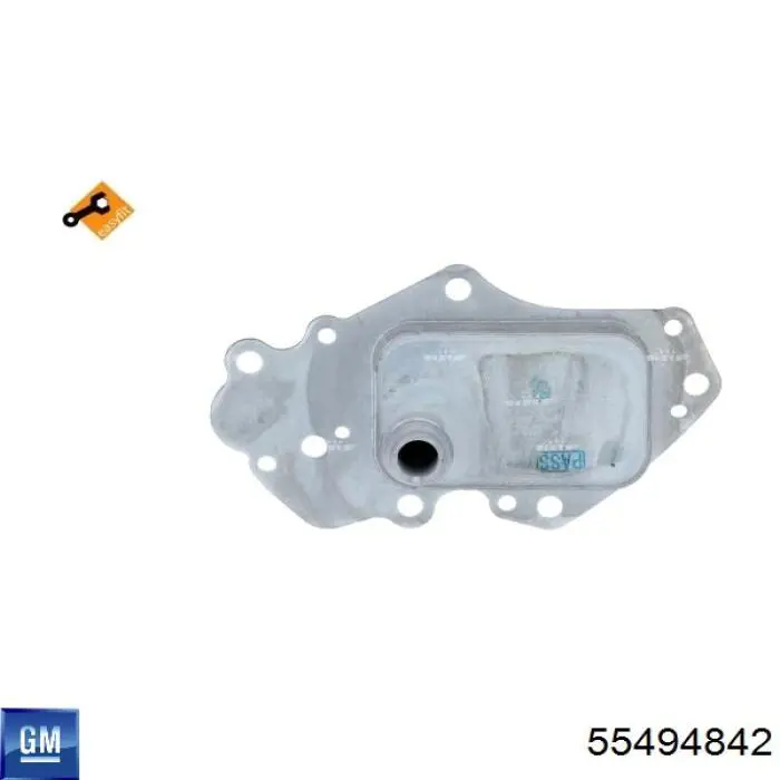 Масляный радиатор 55494842 General Motors