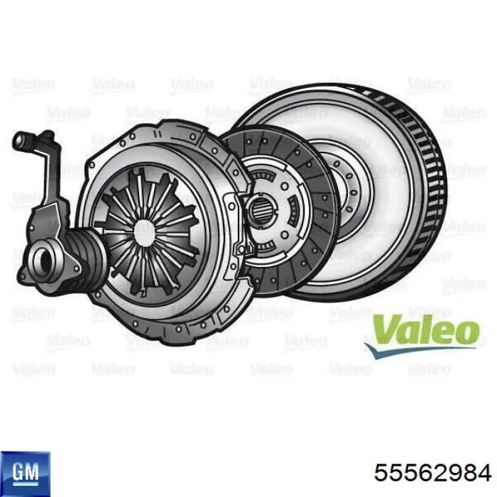 Купить 837501 VALEO Комплект сцепления (диск, корзина, подшипник)