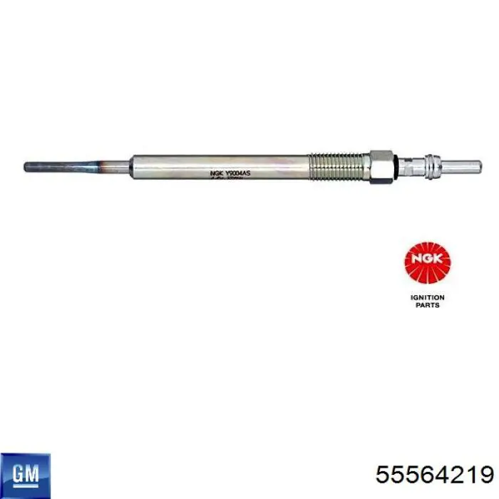 Свечи накала 55564219 General Motors
