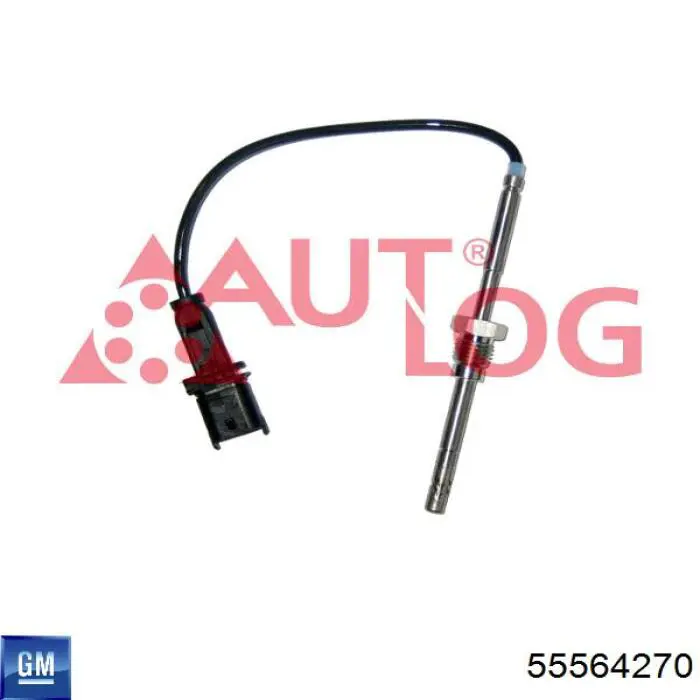 6PT 358 181-181 HELLA sensor de temperatura dos gases de escape (ge, depois de catalisador)