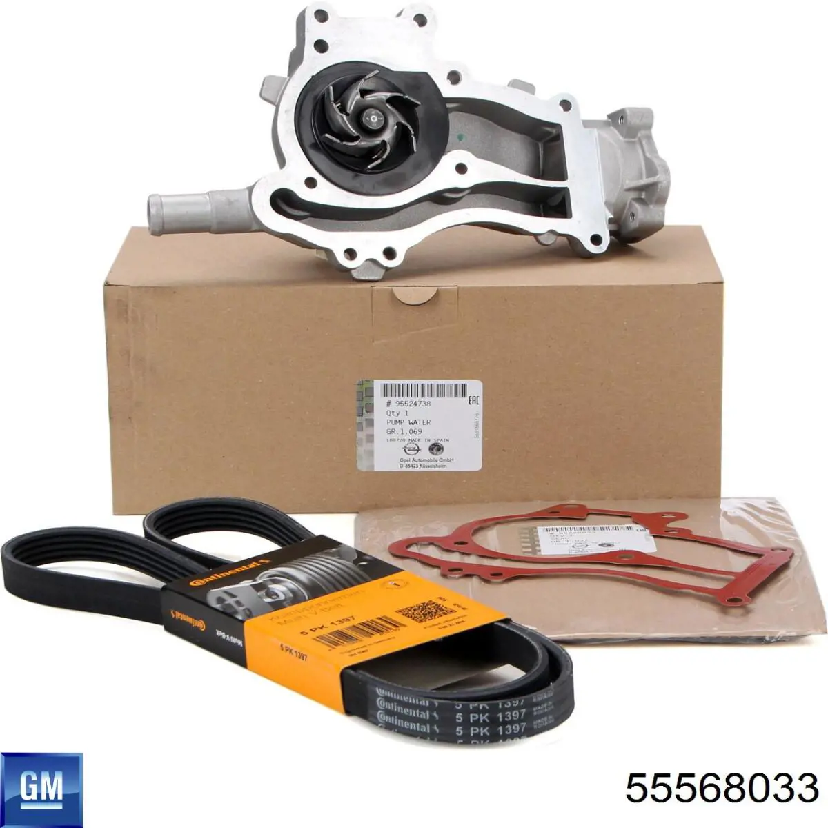 Прокладка помпы Fel-pro 35986