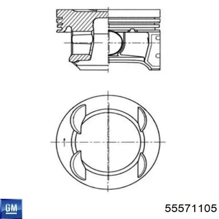 55571105 Opel 