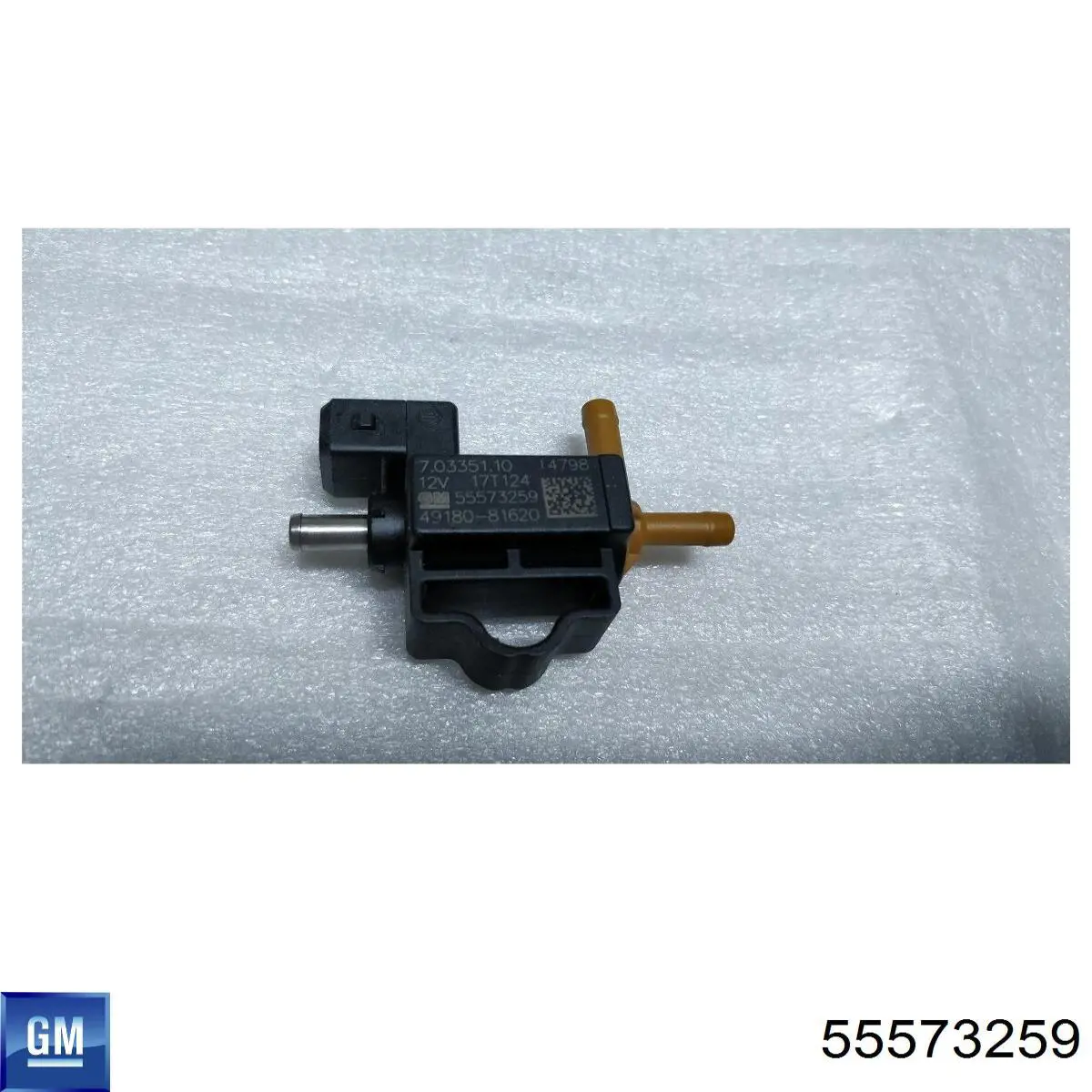 Купить 55573259 General Motors Клапан преобразователь давления наддува (соленоид) 