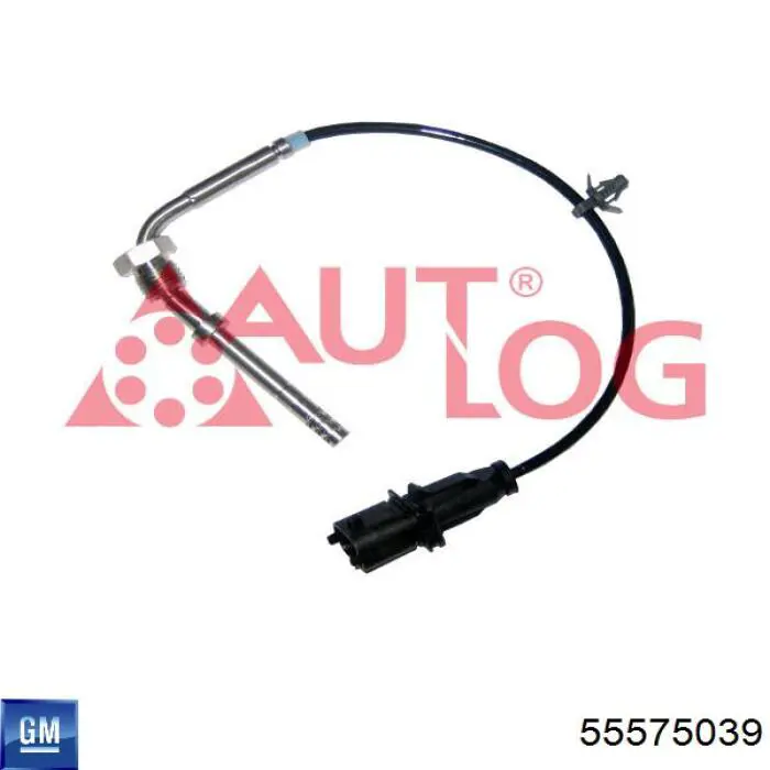 55566817 Opel sensor de temperatura dos gases de escape (ge, até o catalisador)