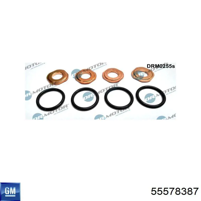 Кольцо (шайба) форсунки инжектора посадочное General Motors 55578387