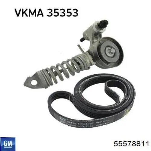 Клиновый ремень General Motors 55578811 цена, от 9.96 USD