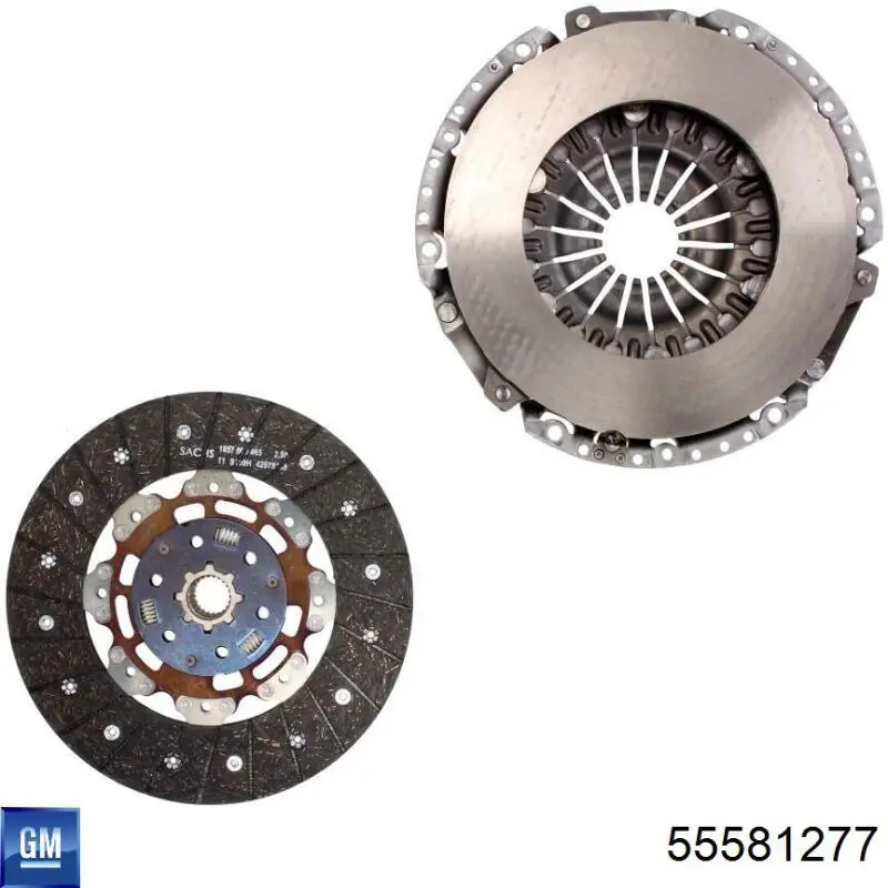 Комплект сцепления (3 части) General Motors 55581277 цена, от 289.66 USD