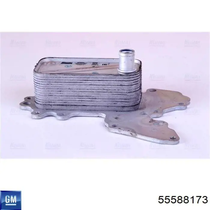 Купить 55588173 Opel Радиатор масляный (холодильник), под фильтром