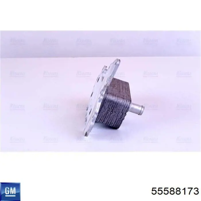 55588173 General Motors Радиатор масляный (холодильник) под фильтром