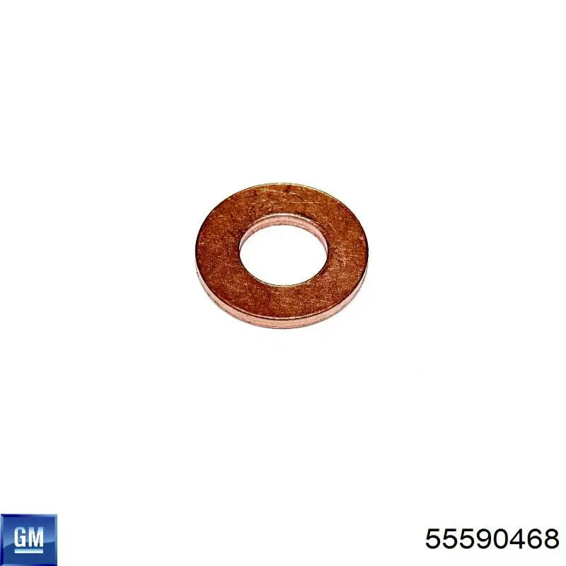 2080106 Opel кольцо (шайба форсунки инжектора посадочное)
