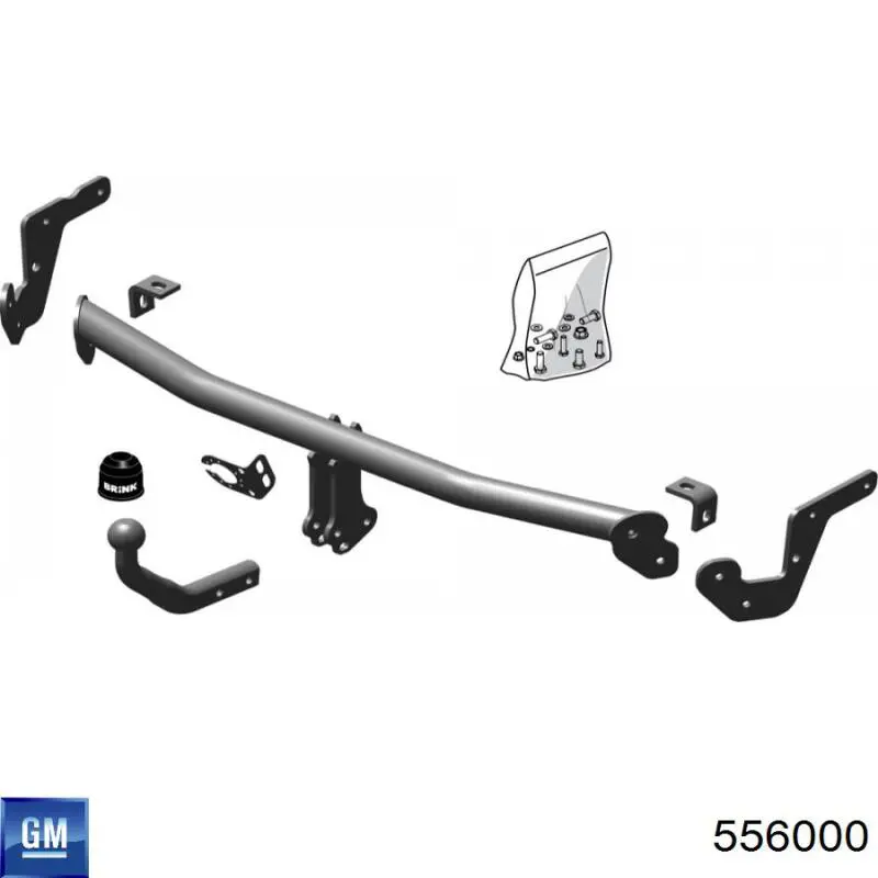 0556000 Opel механизм подвода (самоподвода барабанных колодок (разводной ремкомплект))
