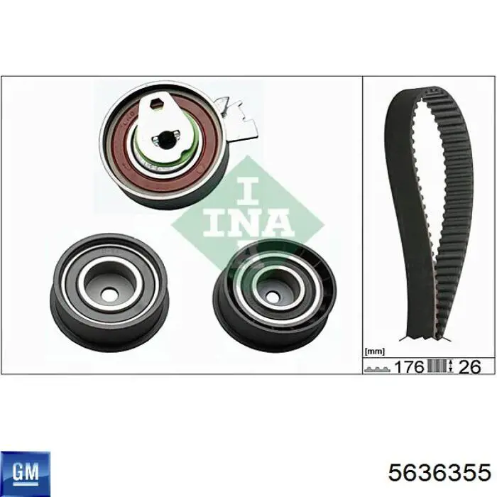5636355 General Motors Ремень двигателя