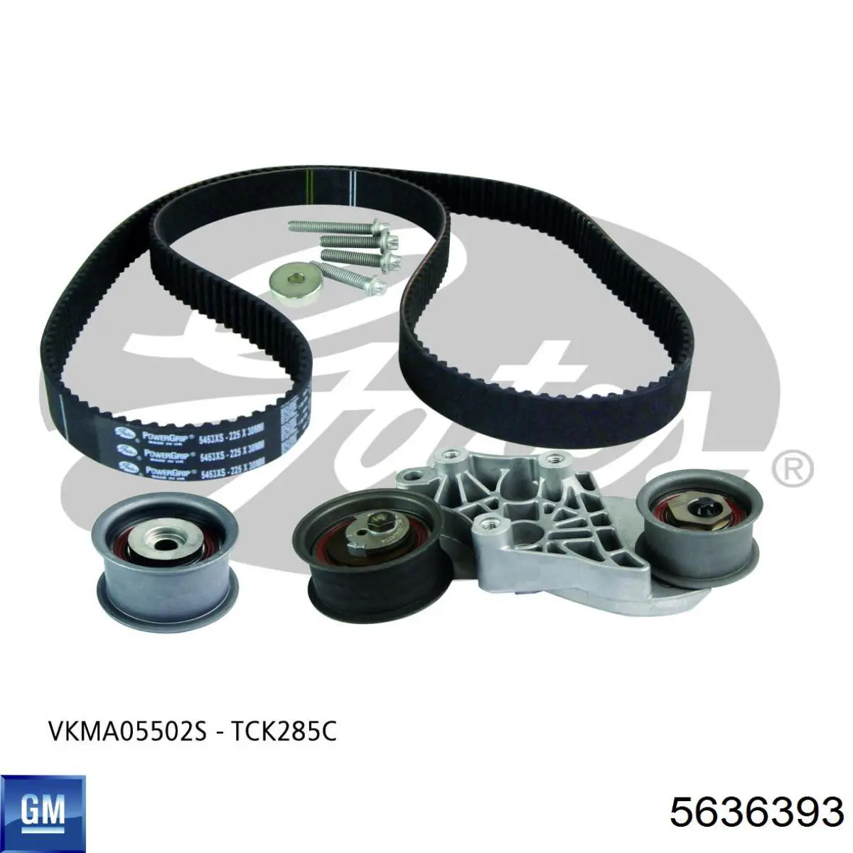 Комплект ГРМ 5636393 General Motors