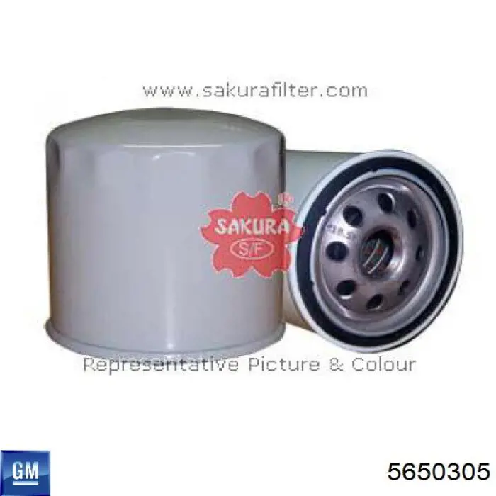 5650305 General Motors Масляный фильтр двигателя