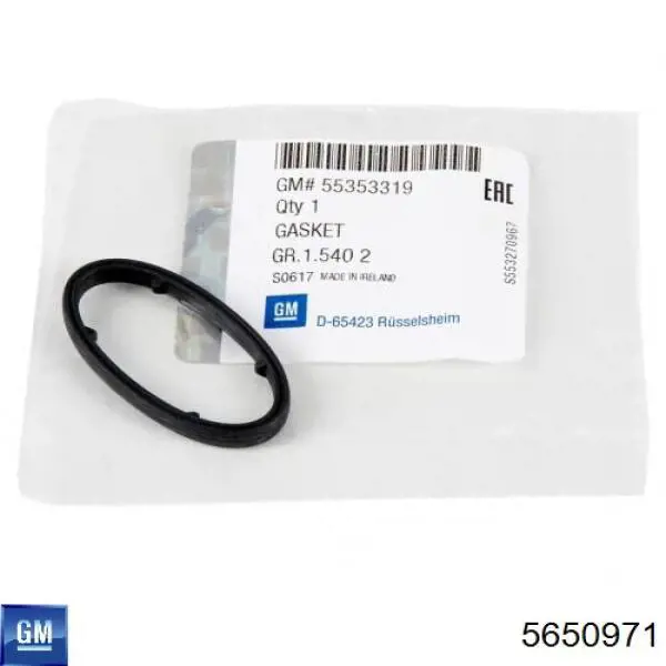 Прокладка маслопровода холодильника верхняя General Motors 5650971 цена, от 0.95 USD