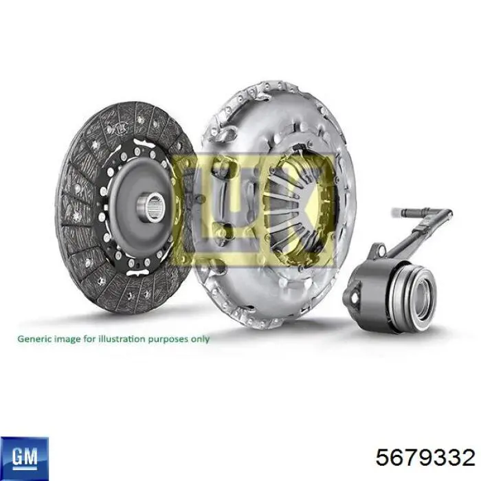 Цилиндр сцепления рабочий с выжимным подшипником General Motors 5679332 цена, от 48.91 USD
