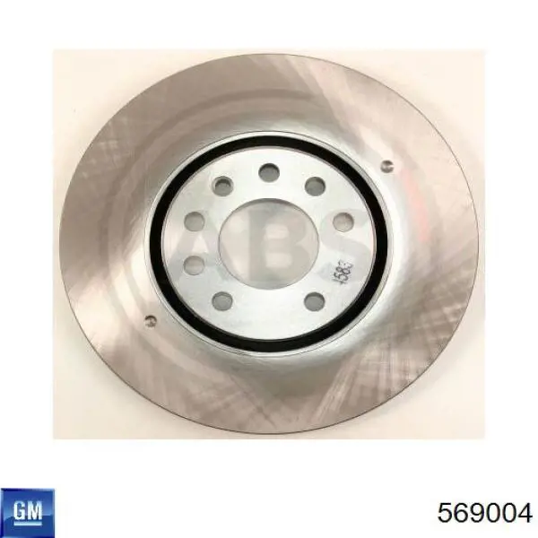 569004 General Motors диск тормозной передний